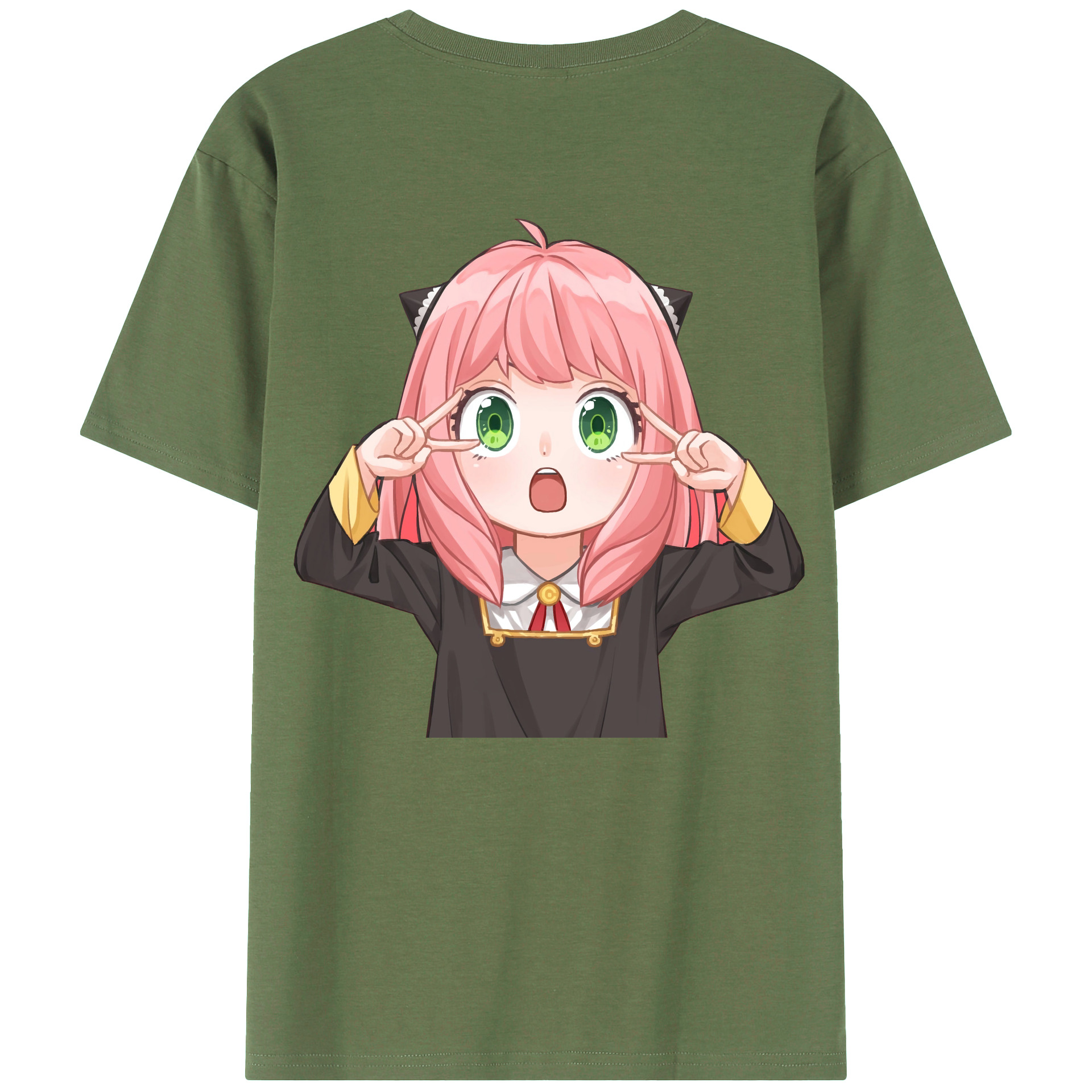 （画像用） SPY×FAMILY间谍家家酒 綿100％ メンズ半袖Tシャツ（バックプリント） 通気性
